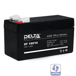 Delta DT 12012 (1.2 А\ч, 12В) свинцово- кислотный аккумулятор  