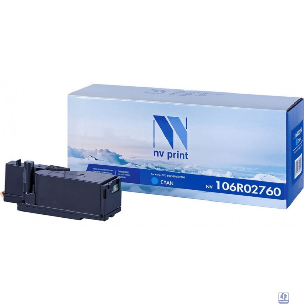 NV Print 106R02760 Картридж для Xerox Phaser 6020/6022/WorkCentre 6025/6027 (1000k) Cyan