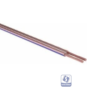 Rexant 01-6205-3-10 Кабель акустический, 2х1.00 мм2, прозрачный BLUELINE, 10 м. 