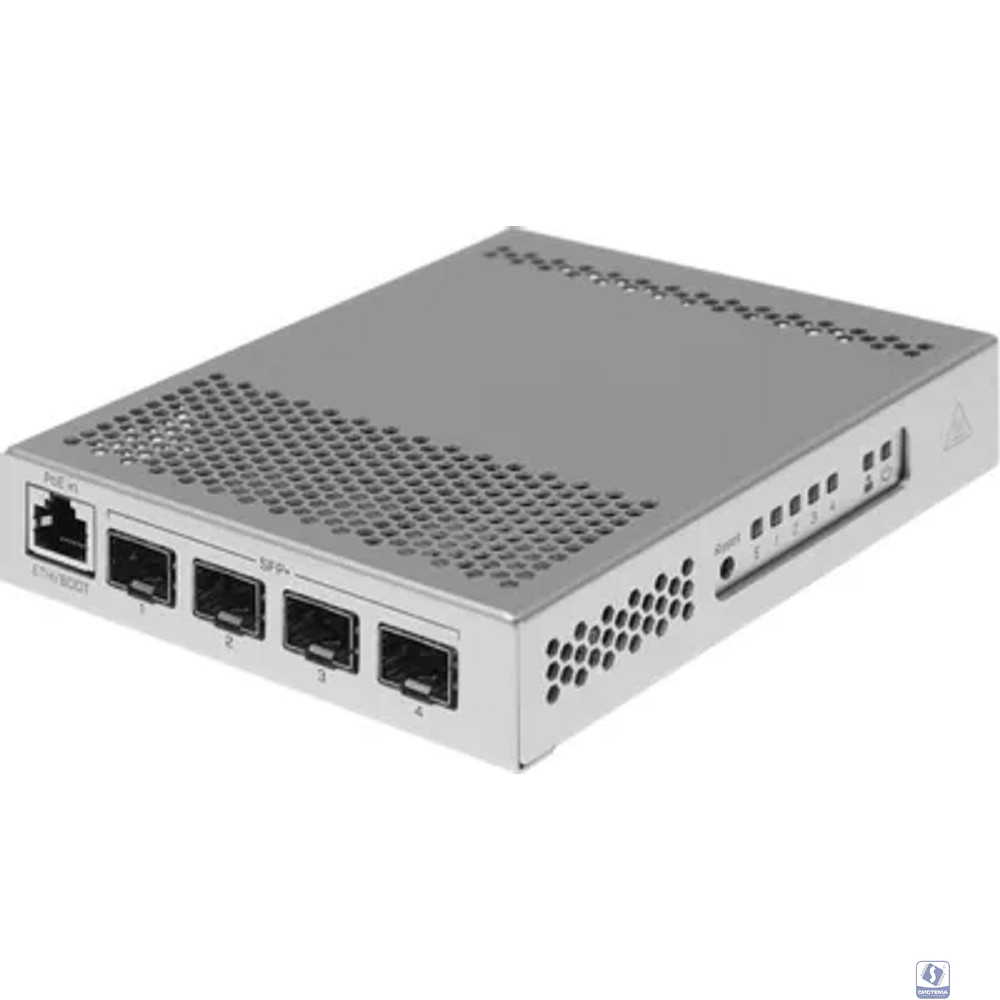 MikroTik CRS305-1G-4S+IN Коммутатор управляемый, 4x SFP+, 1G RJ45, настольный корпус