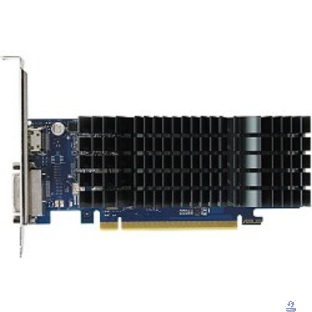 Видеокарта ASUS GeForce GT1030 Silent LP 2GB GDDR5 64Bit DVI/HDMI (GT1030-SL-2G-BRK) RTL