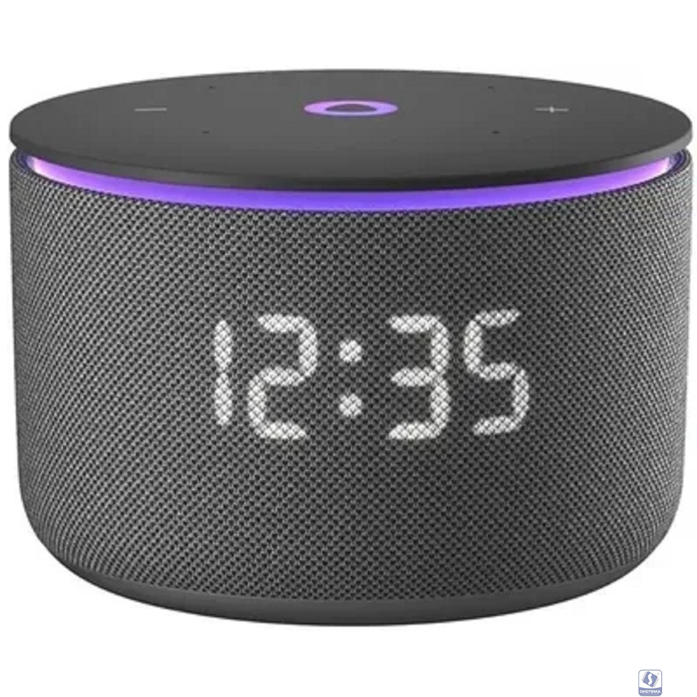 Яндекс Станция Мини 3 Про (с часами) Черная [YNDX-00059BLK]