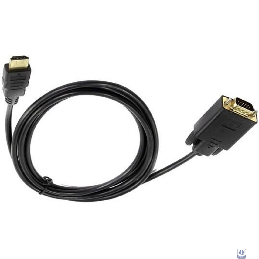 VCOM CG596-1.8M Кабель-переходник HDMI --> VGA_M/M 1,8м [4895182204010]