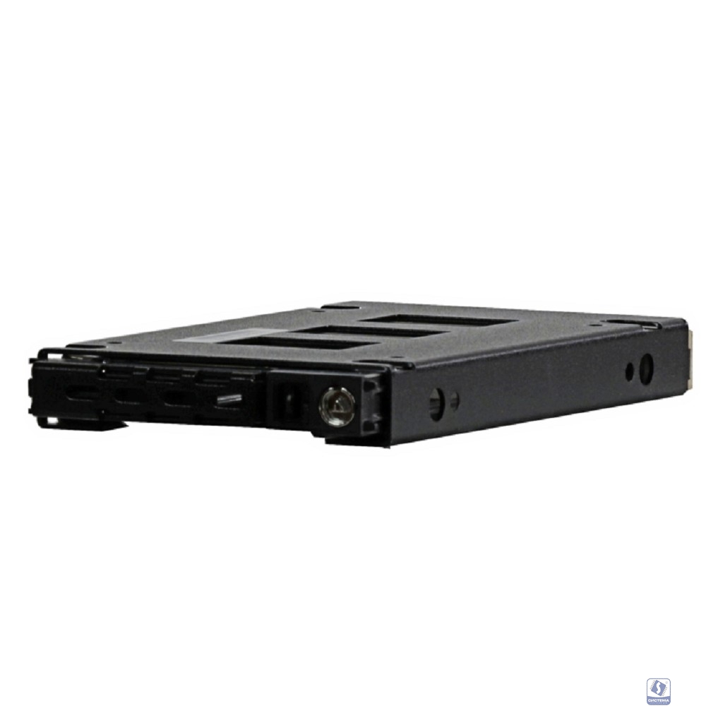 Procase O2-115-NVME-BK Корзина для 1 жесткого диска  NVME U.3/U.2  (7-9.5mm) с замком, для встраивания в оборудование