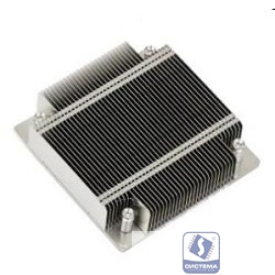 Supermicro SNK-P0046P 1U (1155, радиатор без вентилятора, Al + тепловые трубки)