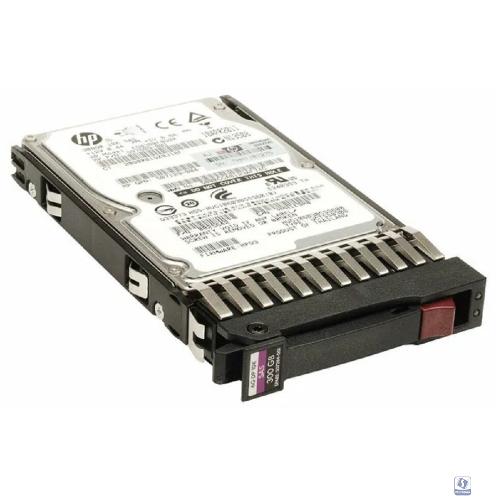 HP 300GB 6G SAS 10K rpm SFF (2.5-inch) Dual Port Enterprise Hard Drive (507127-B21) 