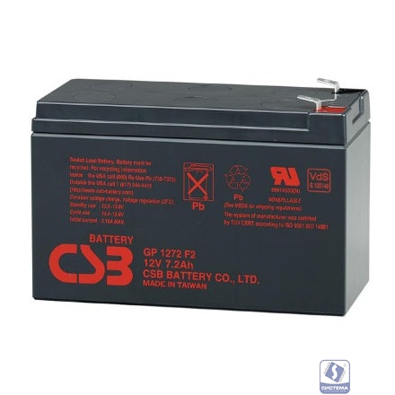 CSB Батарея GP1272 (12V 7Ah F1)