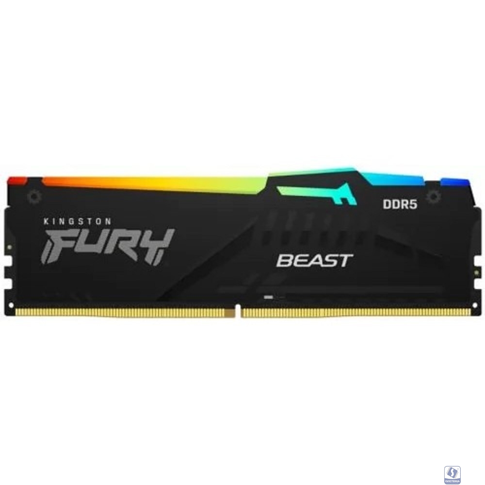 Kingston 8GB 5600MT/s DDR5 CL40 DIMM FURY Beast RGB KF556C40BBA-8