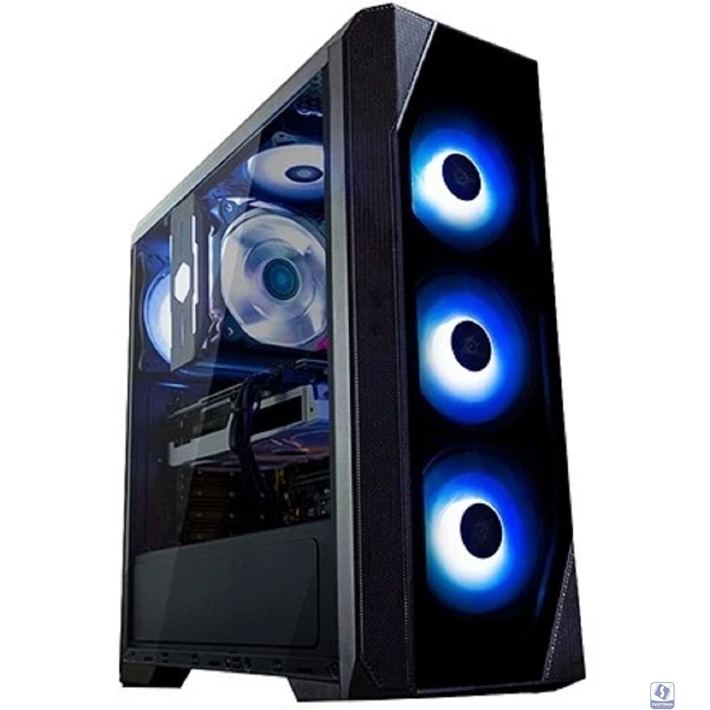 Zalman N5 TF черный без БП ATX 5x120mm 2xUSB2.0 1xUSB3.0 audio bott PSU