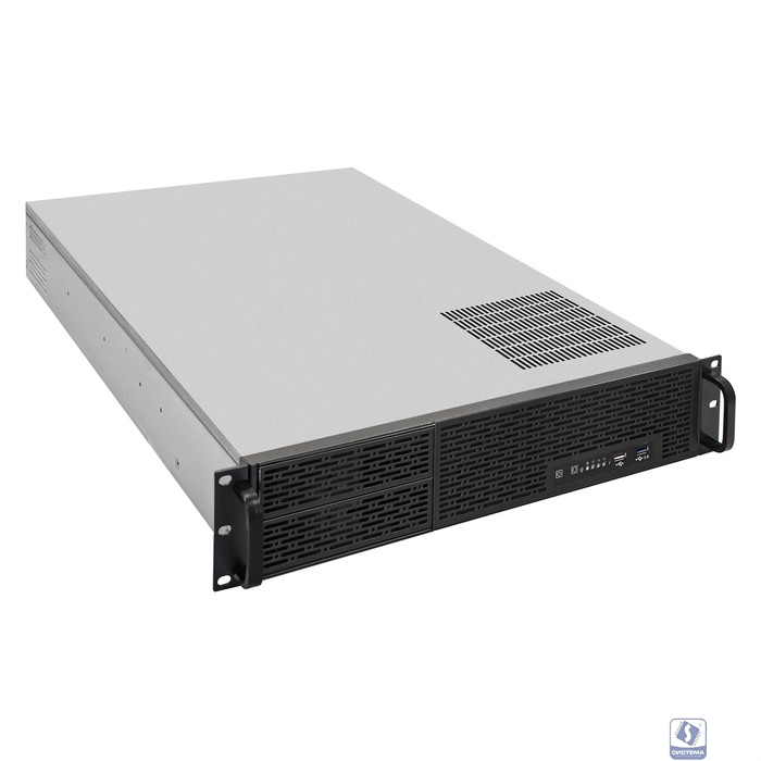 Exegate EX293876RUS Серверная платформа ExeGate Pro 2U650-06/2U2098L <RM 19", высота 2U, глубина 650, Redundant БП 2x1200W, USB>