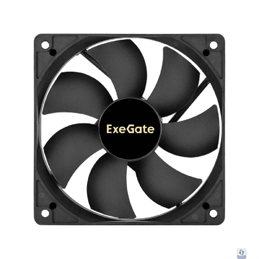 Exegate EX297098RUS Вентилятор 12В DC ExeGate EX12025B3P (120x120x25 мм, 2-Ball (двойной шарикоподшипник), 3pin, 1550RPM, 25dBA)