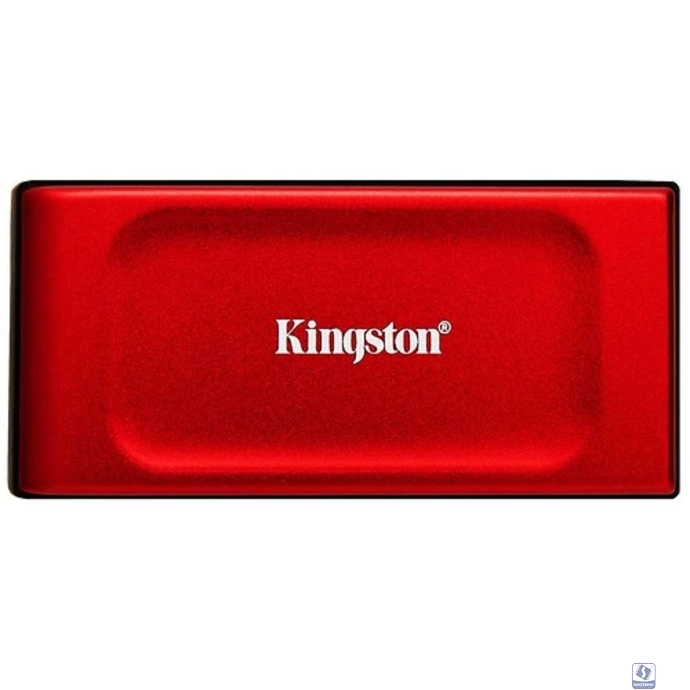 Kingston Portable SSD 1TB [SXS1000R/1000G] XS1000,Type-C/A, USB 3.2 Gen 2, R/W 1050/1000MB/s, 70x33x14mm, 29g., Red (5 лет) 