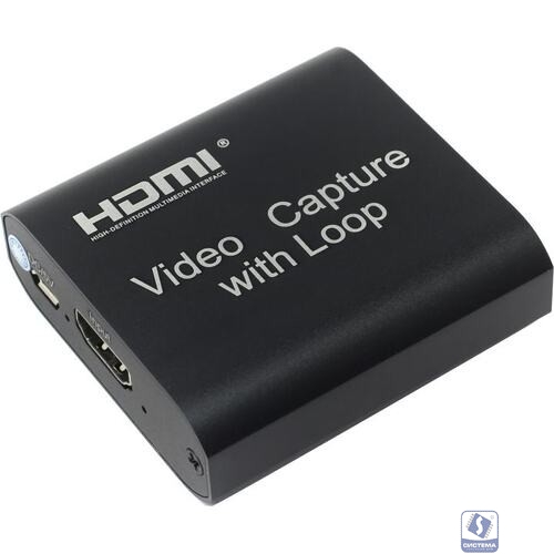 ORIENT C704HVC, Адаптер HDMI -> USB2.0, устройство видеозахвата со звуком 1920x1080@30Hz, выход HDMI, поддержка Windows/MacOS/Android, питание 5В, в комплекте USB-кабель питания (30704)