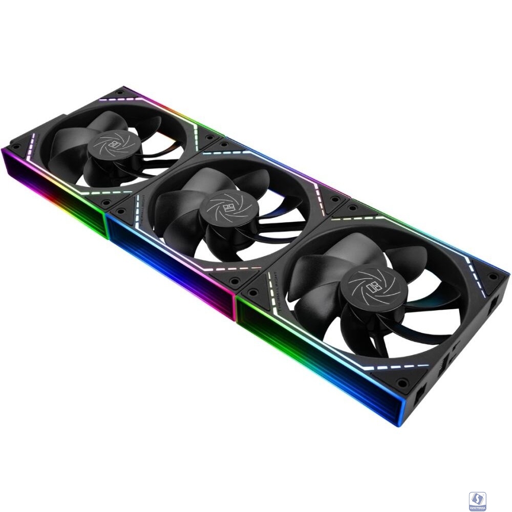 Thermalright Комплект вентиляторов (3 шт.) TL-M12QR X3 / Reverse / ARGB / 120mm PWM / TRTLM12QRX3.3P