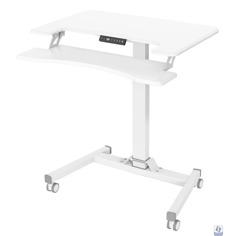 Стол для ноутбука Cactus VM-FDE103 столешница МДФ белый 91.5x56x123см (CS-FDE103WWT)