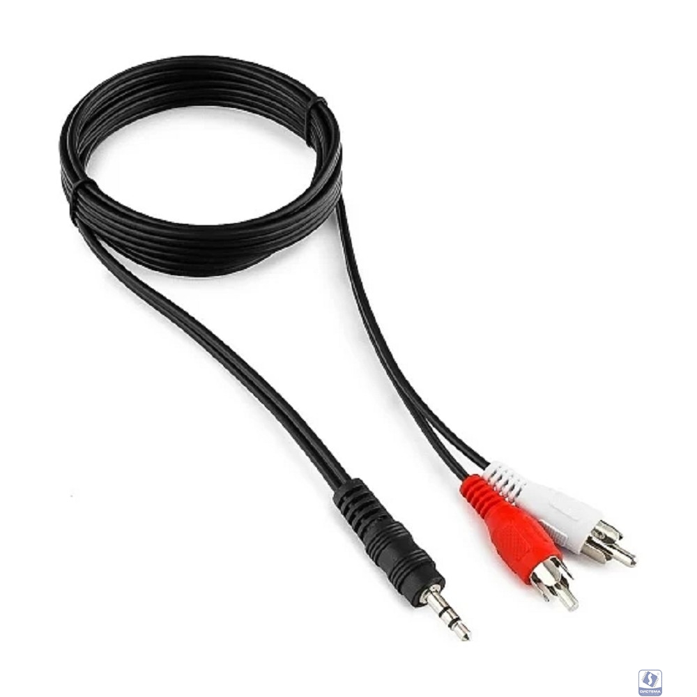 Кабель аудио Gembird, джек3.5 / 2xRCA, 1.5м [CCA-458]