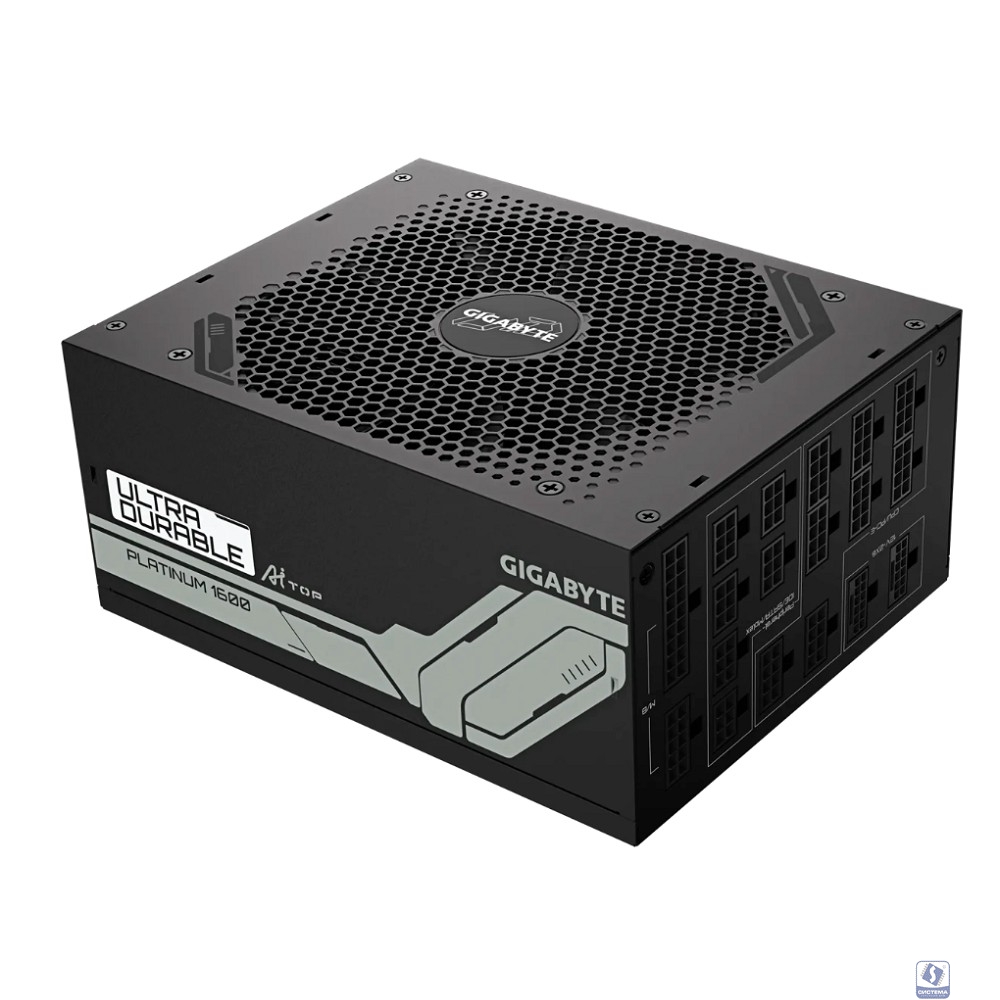 Блок питания Gigabyte UD1600PM PG5 AI TOP 1600W, 80Plus, Platinum, Полностью модульный, PCIe Gen 5.0, ATX 3.1 compatible