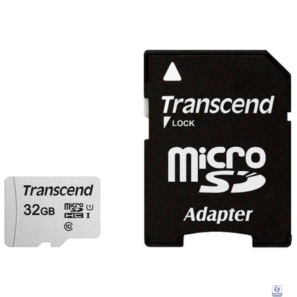 Micro SecureDigital 32Gb Transcend TS32GUSD300S-A 