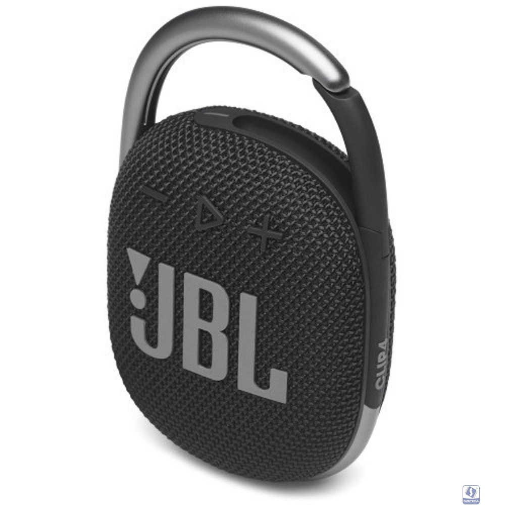 Колонка порт. JBL Clip 4 черный 5W 1.0 BT 15м 500mAh (JBLCLIP4BLK)