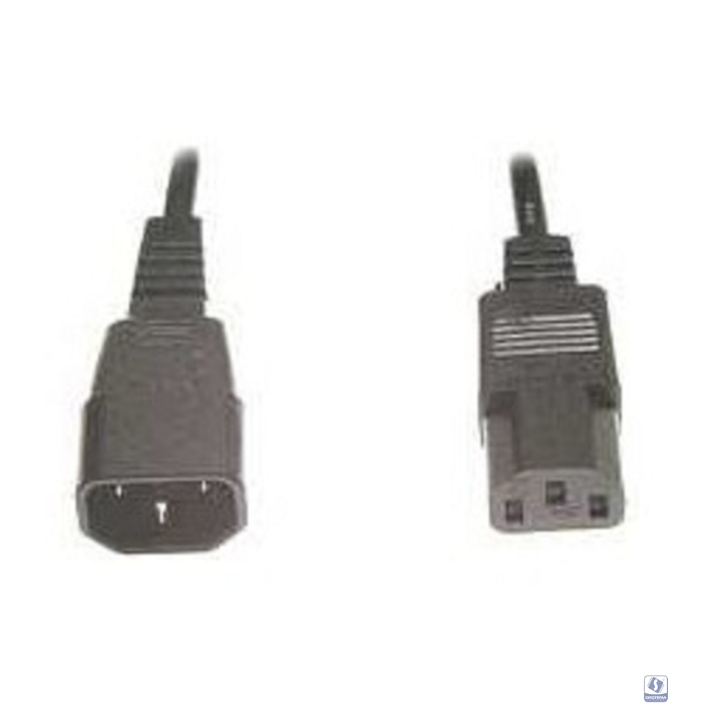 Кабель питания сист.блок-монитор Gembird 3.0м, черный, с зазем., пакет [PC-189-10]