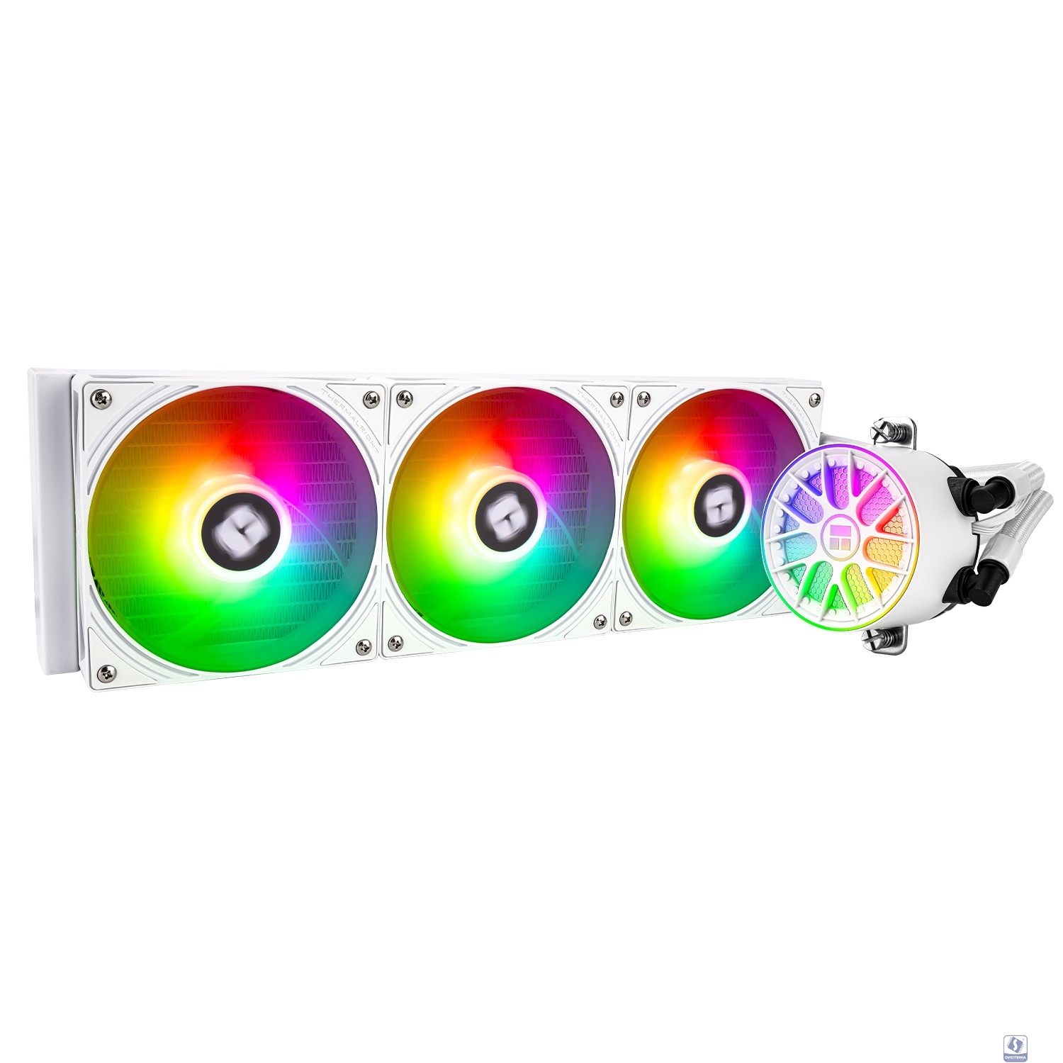 Thermalright Система водяного охлаждения Aqua Elite 360 V6 ARGB White / Black / 3x120mm ARGB PWM Fans / TRAE360V6AW
