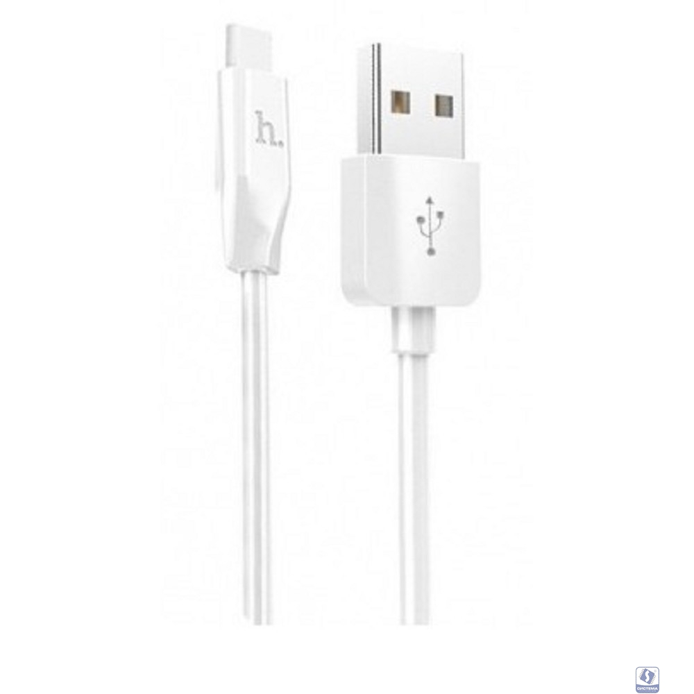 HOCO HC-32045 X1/ USB кабель Type-C/ 1m/ 2.1A/ White