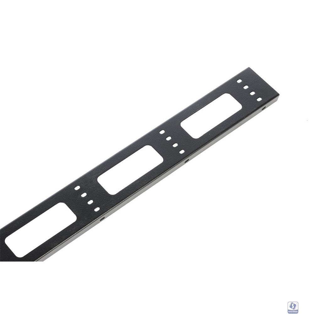 ЦМО Вертикальный кабельный органайзер для стойки внешний с окнами, ширина 95 мм 38U, цвет черный (ВКО-СТК-38-9005)