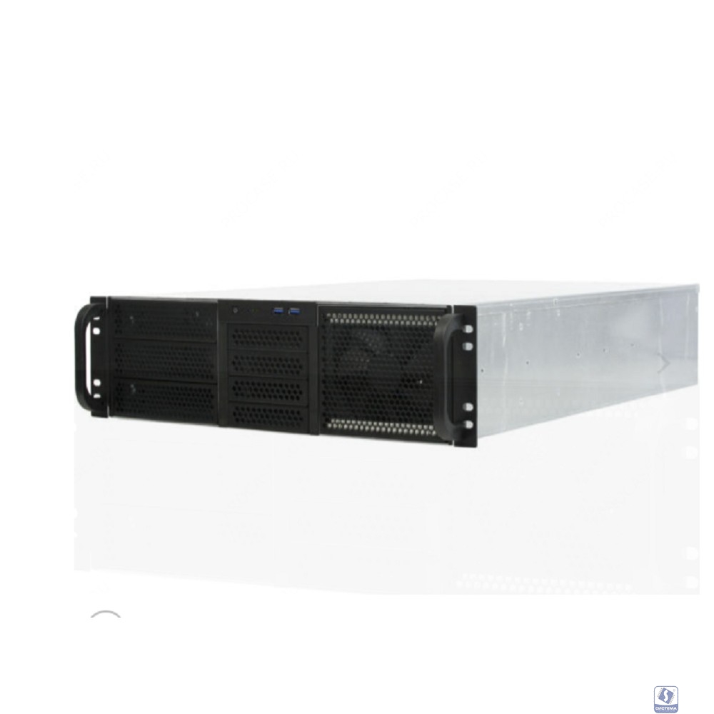 Procase RE306-D3H9-C-48 Корпус 3U server case,3x5.25+9HDD,черный,без блока питания,глубина 480мм,MB CEB 12"x10.5"
