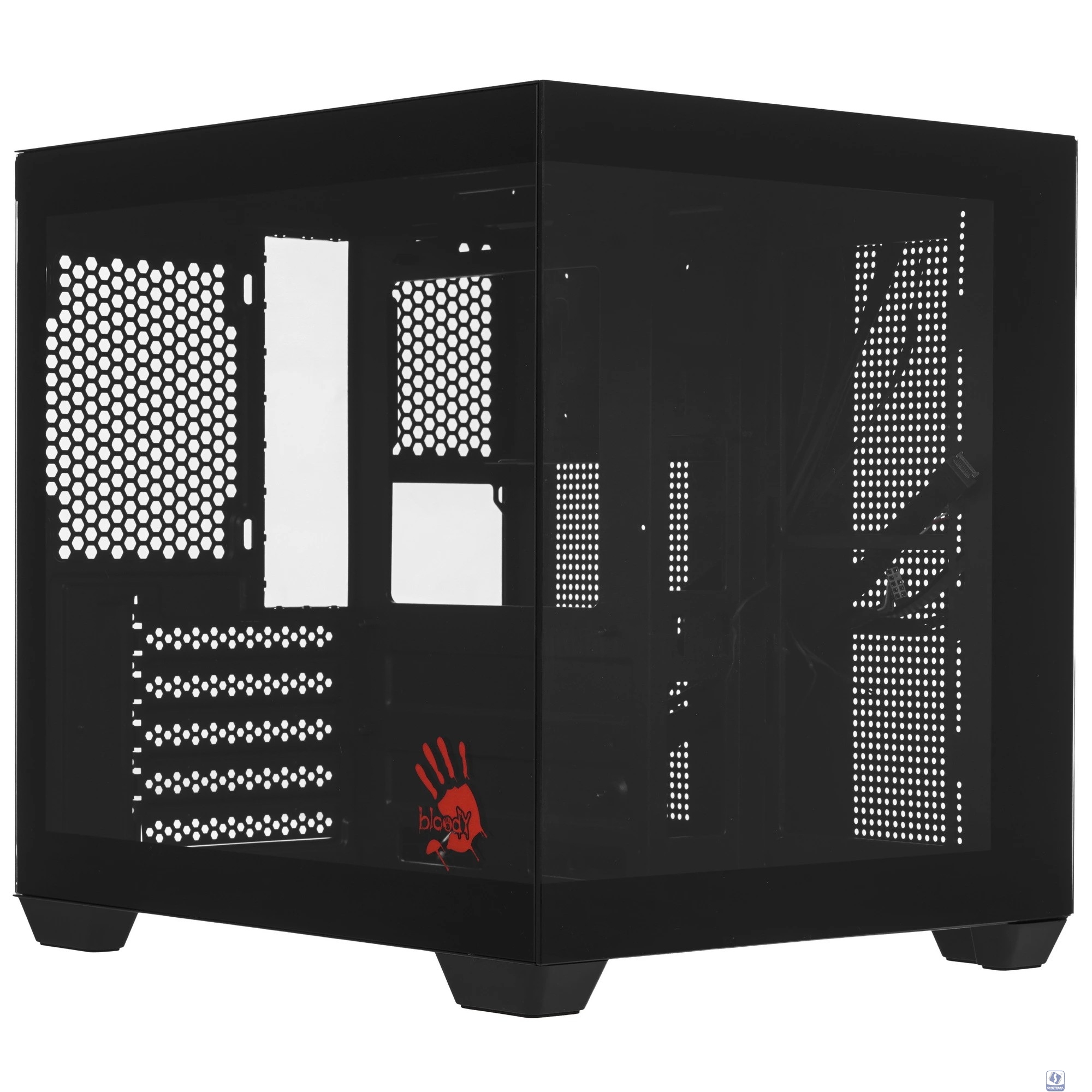 Корпус Bloody CC-121 черный без БП mATX 7x120mm 1xUSB2.0 1xUSB3.0 audio