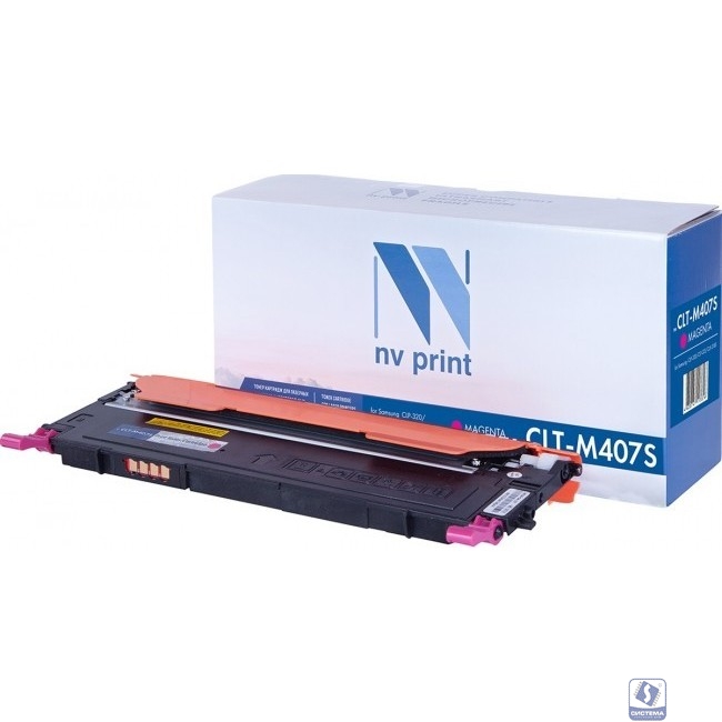 Картридж NVP совместимый NV-CLT-M407S Magenta для Samsung CLP 320/ 320N/ 325/ 325W/ CLX 3180/ 3180FN/ 3180FW/ 3185/ 3185FW/ 3185N/ 3185FN/ 3185W (1000k)