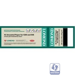LOMOND 1209131 Бумага инженерная матовая 80 г/м2, 620мм х 175м х 76 мм."Стандарт"