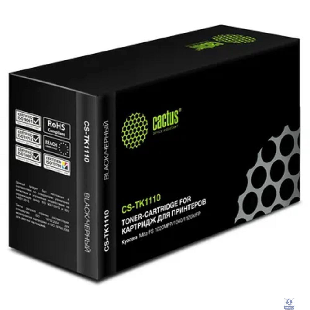 Cactus TK-1110 Картридж Cactus CS-TK1110 черный для Kyocera FS 1020MFP/1040/1120MFP (2500стр.)