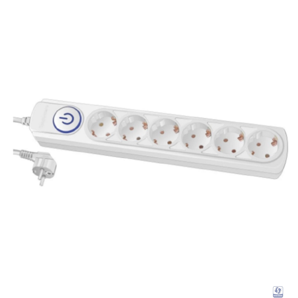 Ippon Сетевой фильтр BK-6-EU-5-16-W, 5м, белый (1804847)