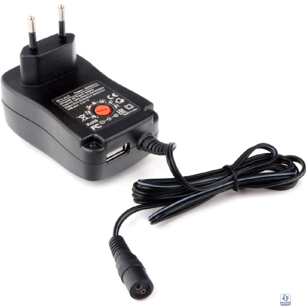 Gembird Блок питания универсальный 3В-12В, 30Вт, порт USB, 8 штекеров (NPA-AC5) Gembird Блок питания универсальный 3В-12В, 30Вт, порт USB, 8 штекеров (NPA-AC5)