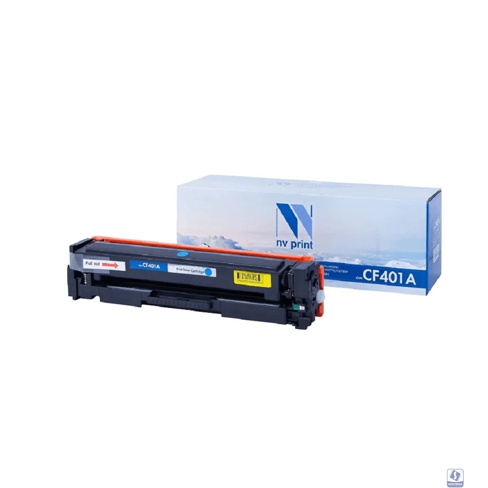 NV Print CF401A Картридж для HP Laser Jet Pro M252, MFP M277 CYAN  1400к.