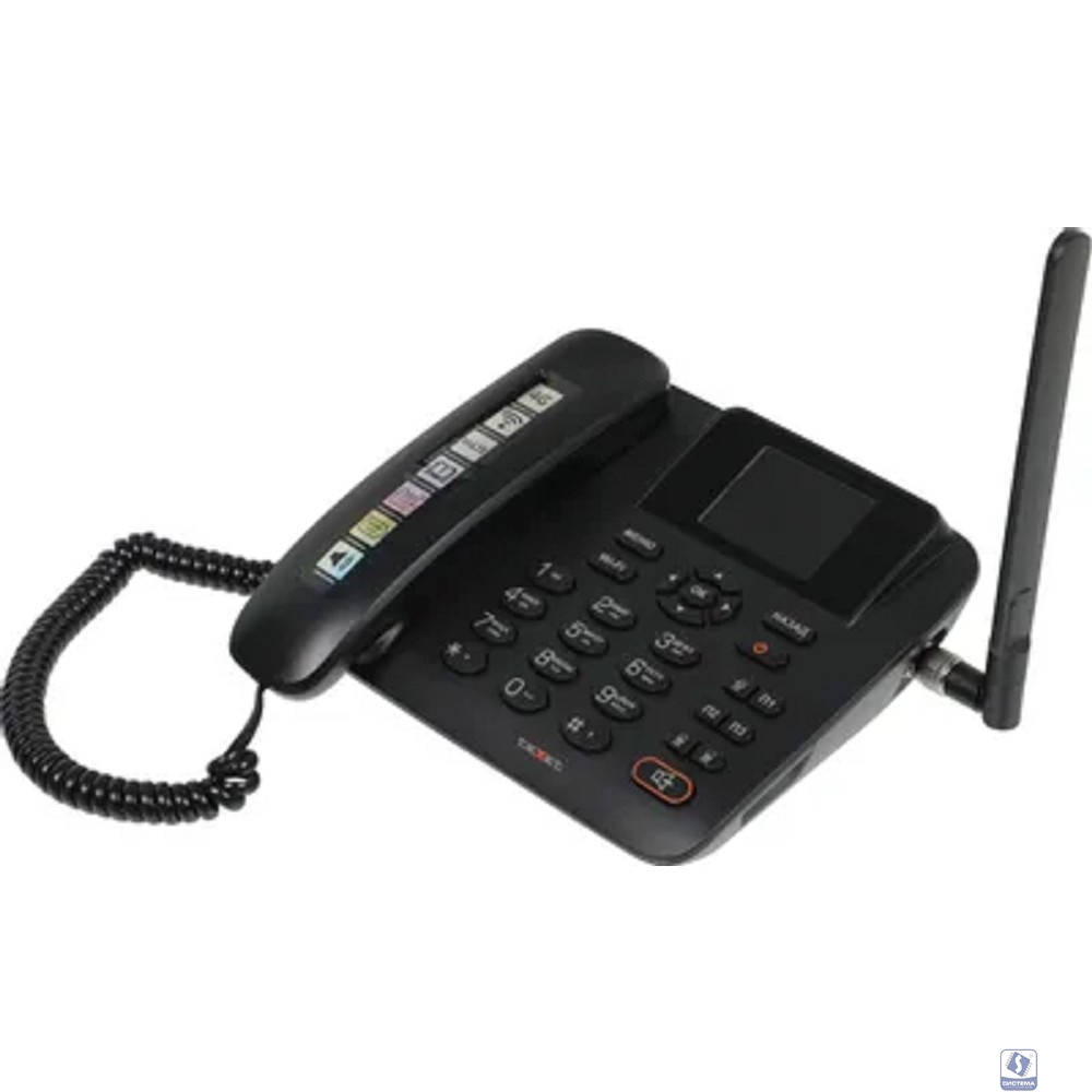 Стационарный сотовый телефон GSM teXet FX-200 цвет черный