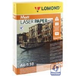 Фотобумага LOMOND Двухсторонняя Матовая, для лазерной печати, 240 г/м2, A4/150л.