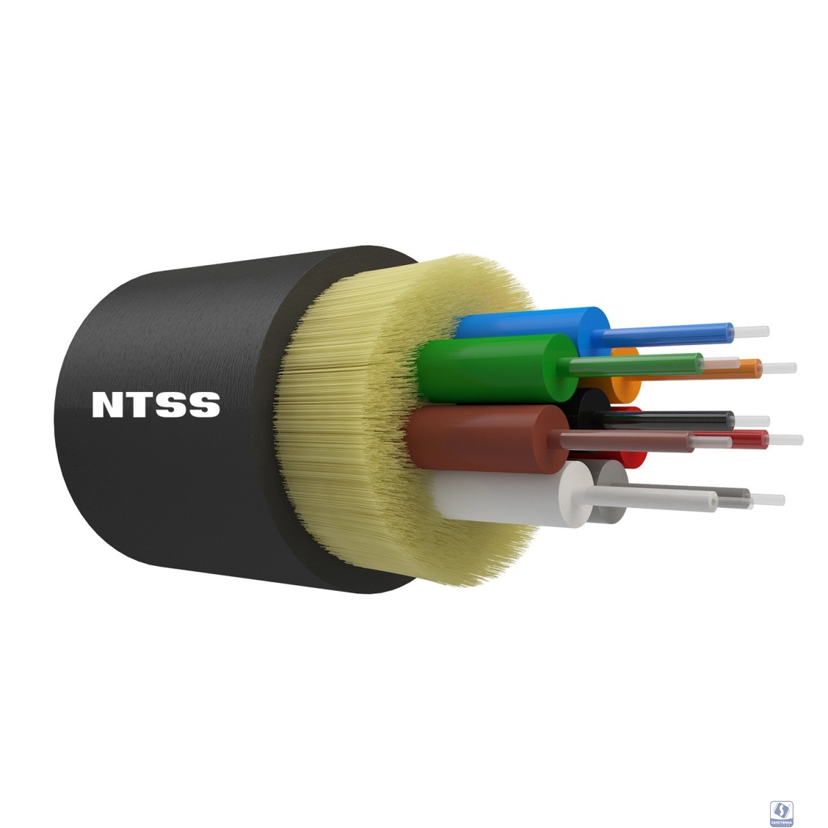 NTSS Оптический кабель IN/OUT, OM3, 50/125, 8 волокон, LSZH, черный NTSS-FO-D-IN/OUT-503-8-LSZH