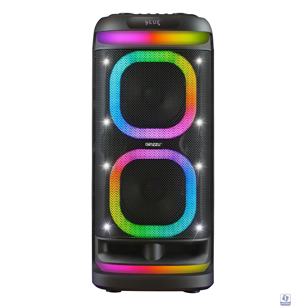 Ginzzu GM-115, Акустическая система Midi, BT/USB/TF/FM/MIC/ДУ