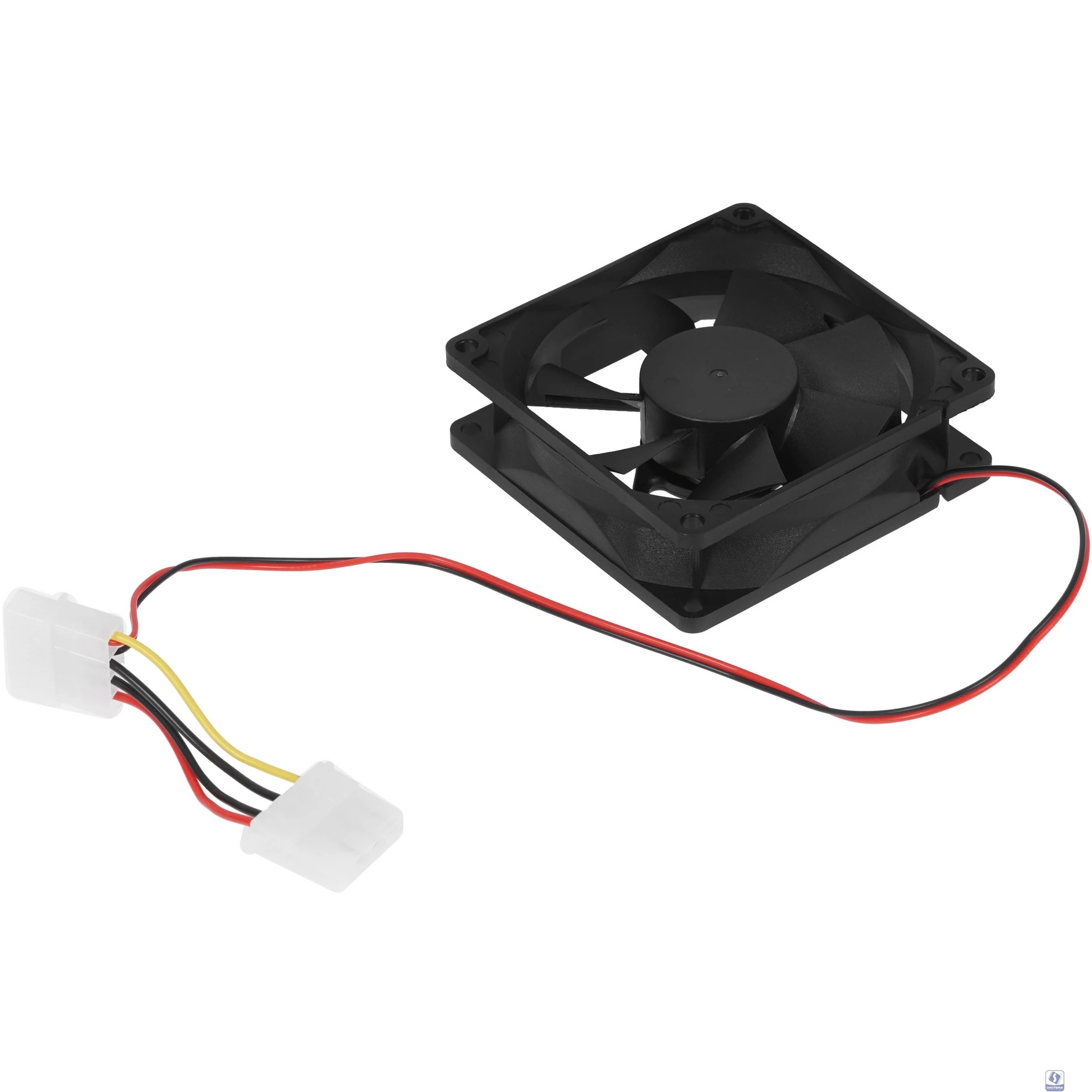 Gembird Вентилятор для корпуса 80x80x25mm, широкий разъем 4pin [FANCASE-4]