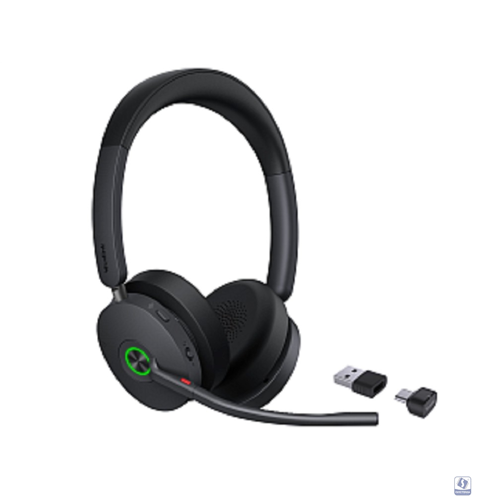 Yealink BH74 UC USB-C/A Гарнитура Беспроводная Bluetooth, HD звук, Шумоподавление ANC,Черная