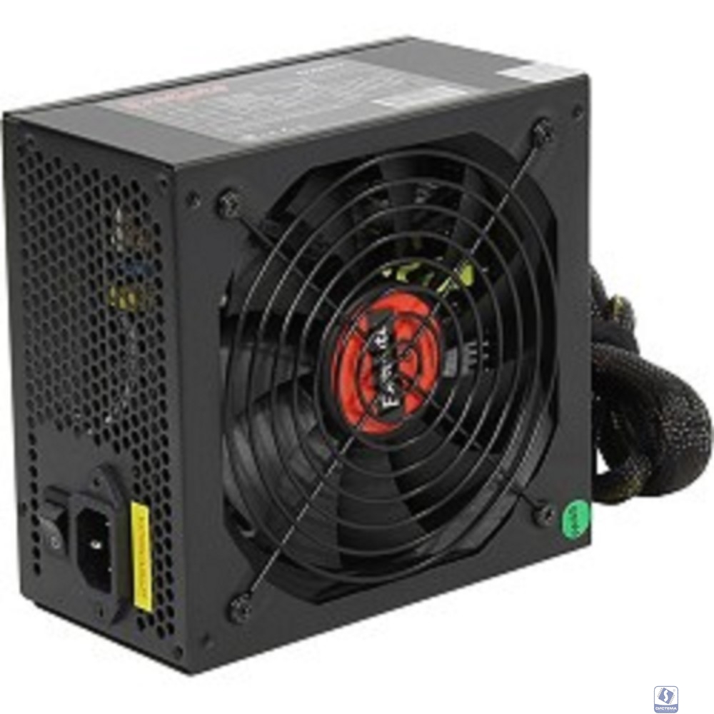 Exegate EX259612RUS Блок питания 650W Exegate 650PPX RTL, ATX, black, APFC, 14cm, 24p+(4+4)p, PCI-E, 5SATA, 4IDE, FDD