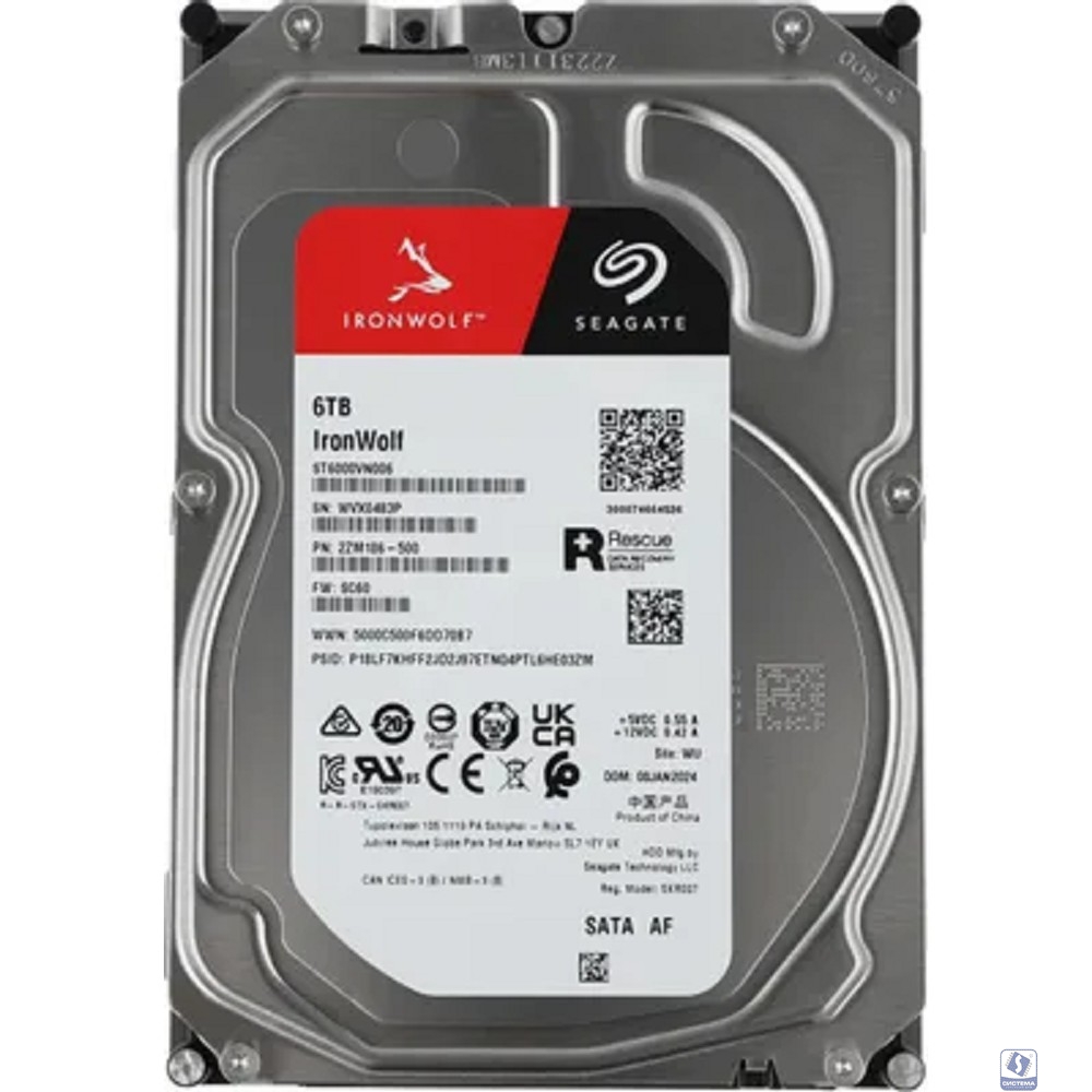 6TB Seagate Ironwolf (ST6000VN006) 