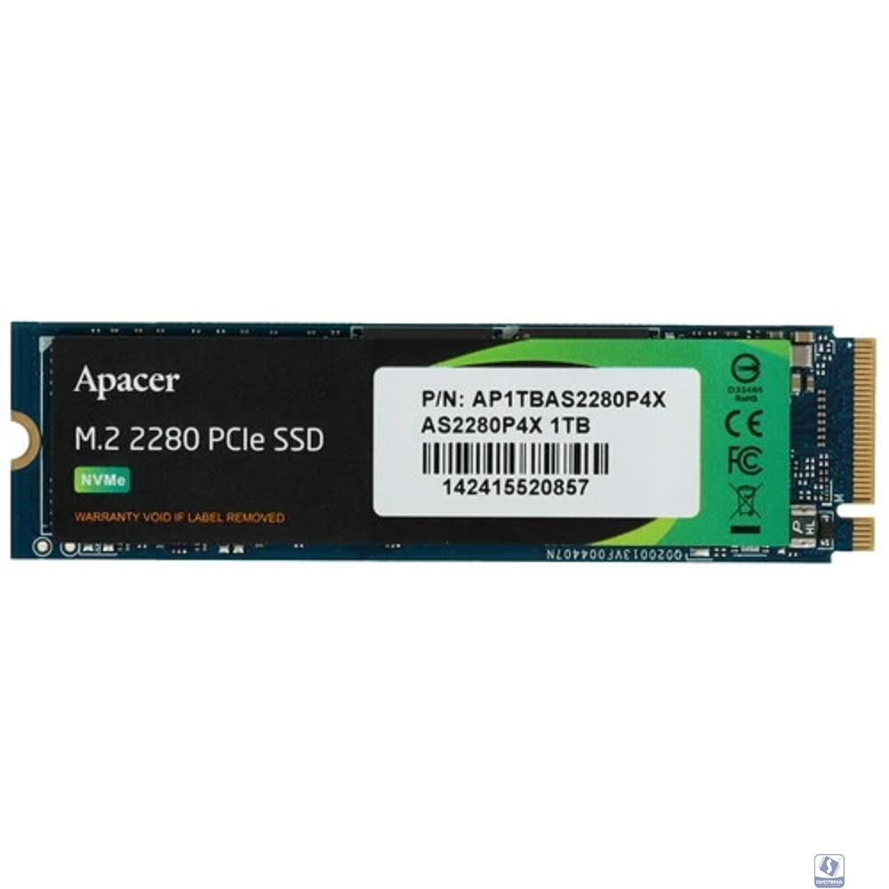 Apacer SSD M.2 2280 1TB AS2280P4 AP1TBAS2280P4X-1 