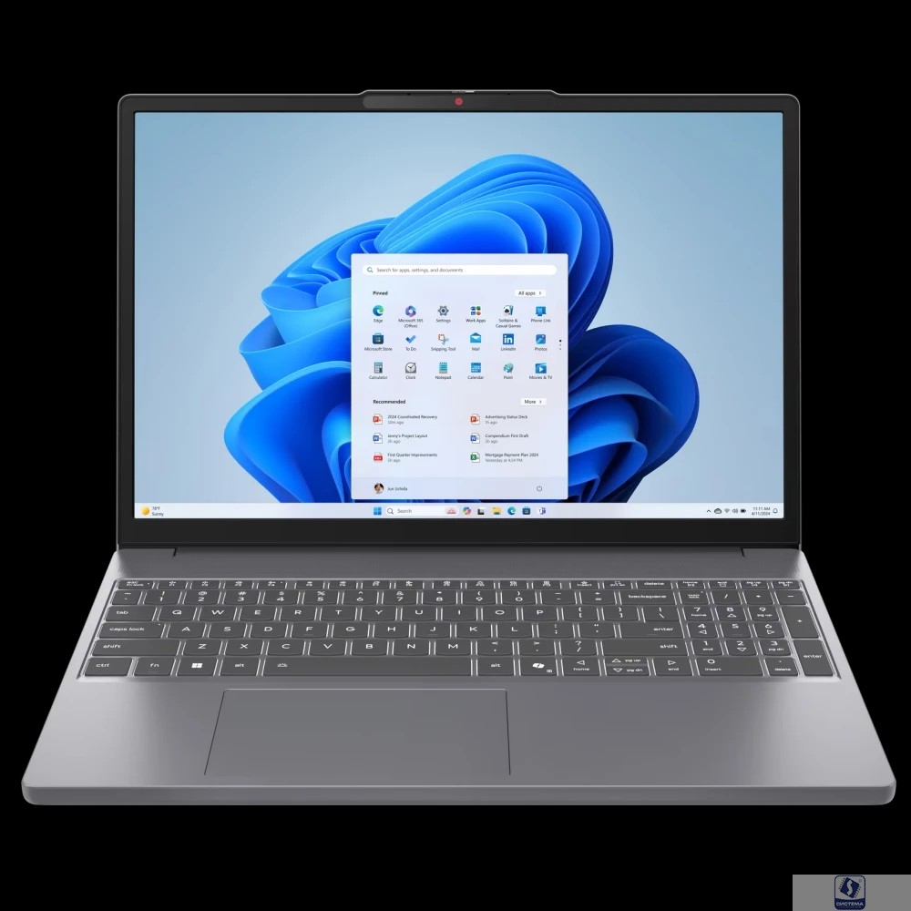 Lenovo IdeaPad Slim 3 15IRH10 [83K10032RK] Grey 15.3"  (РФ)