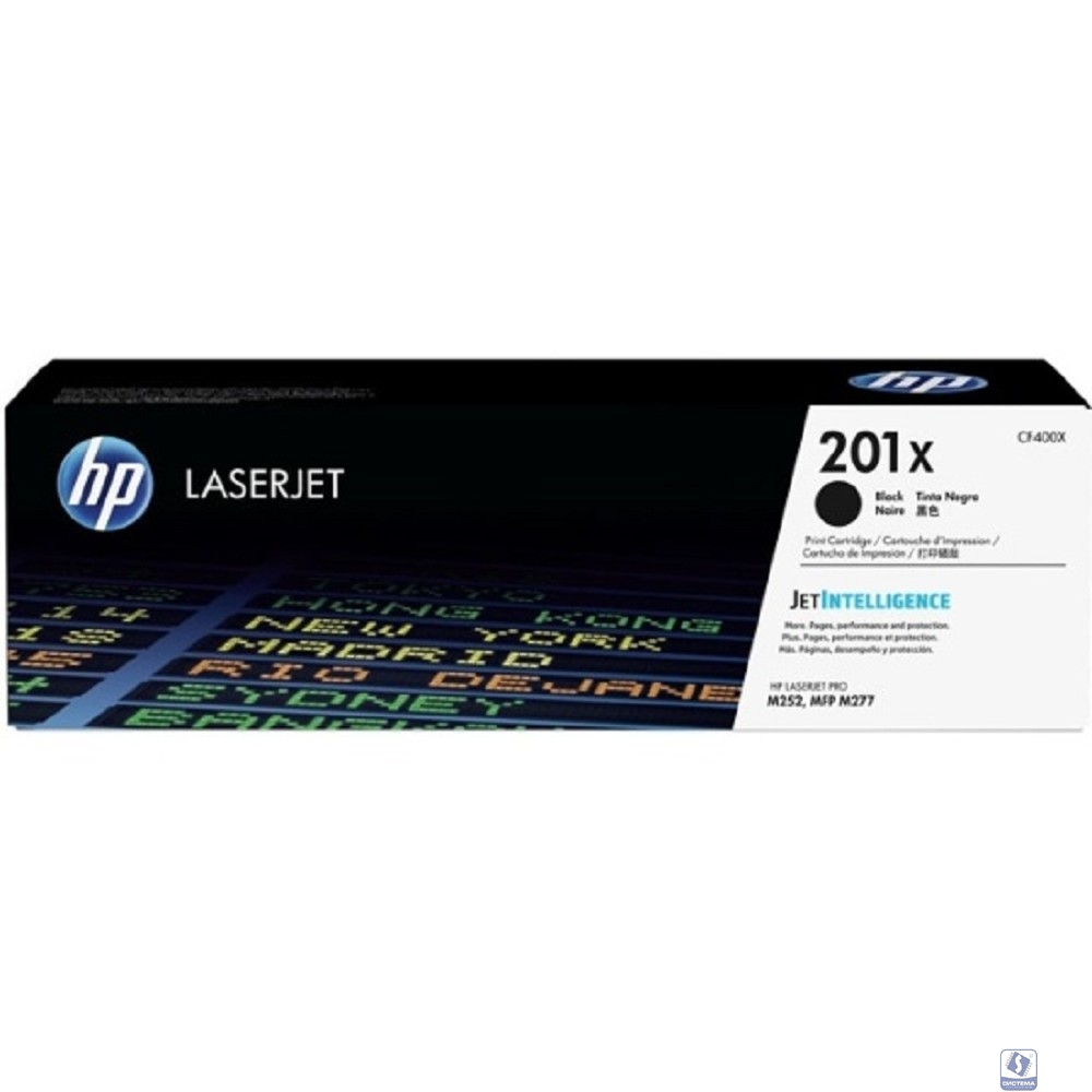 HP CF400X Картридж, Black 