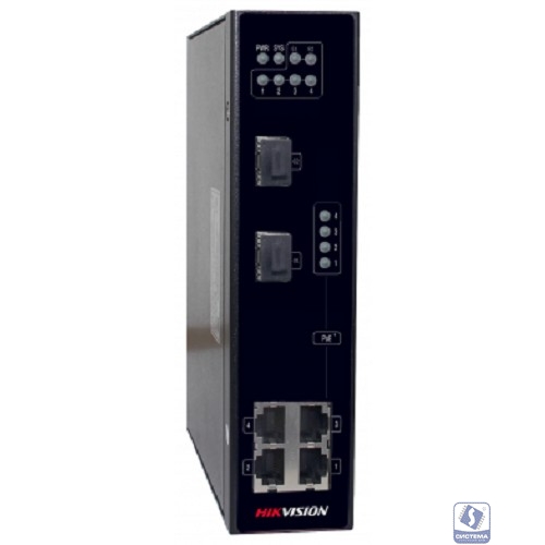 HIKVISION DS-3T0306P 4 RJ45 100M RJ45 PoE,2 Uplink порт 1000М Ethernet