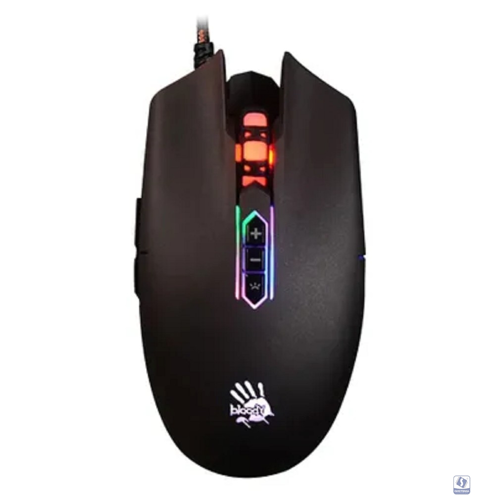 A-4Tech Мышь Bloody Q80 черный оптическая (3200dpi) USB игровая (8but) [482452]