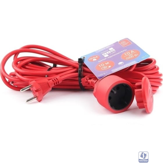 PowerCube Удлинитель в бухте (PC-3-B-10(IP)) 10м, IP54, 1розетка б/з,16А