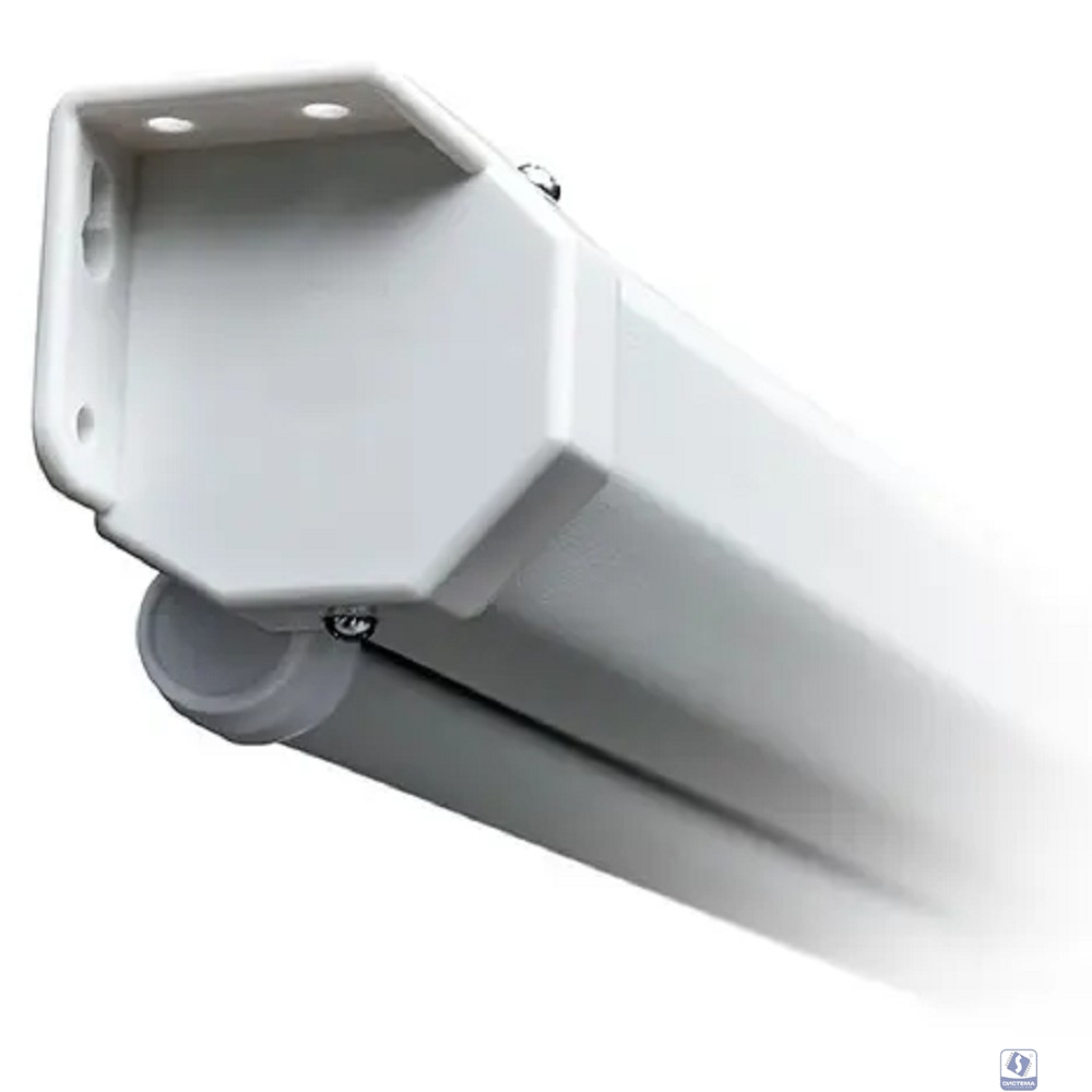 LUMIEN Eco Picture LEP-100126 137х192см рабочая область 104х186 см) (84") Matte White верх.кайма 30 см, восьмигранный корпус, возможность потолочн./настенного крепления, 16:9, цвет корпуса белый